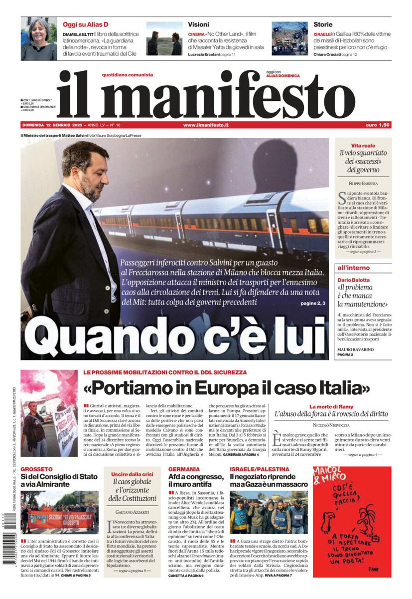 Passeggeri inferociti contro Salvini per un guasto al Frecciarossa nella stazione di Milano che blocca mezza Italia. L’opposizione attacca il ministro per l’ennesimo caos alla circolazione dei treni. Lui si fa difendere da una nota del Mit: tutta colpa dei governi precedenti