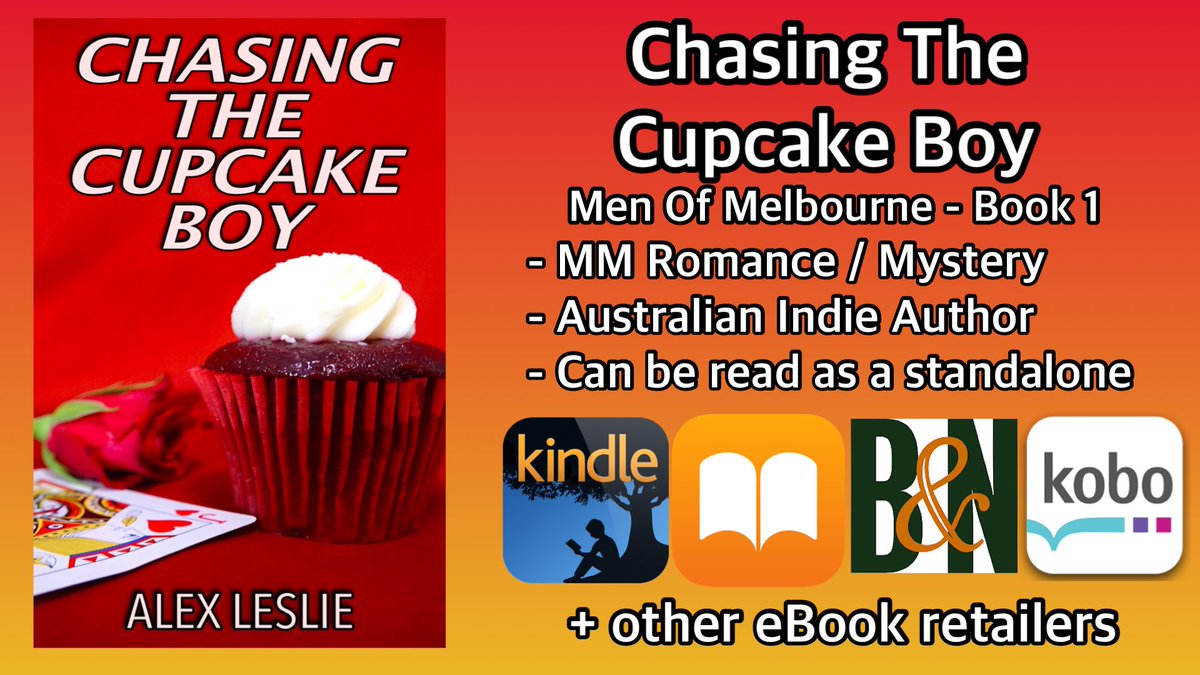 alexleslie's tweet photo. Hiding from the world after a brutal assault, a chance meeting with a handsome man could change Alex’s life + bring back a deadly danger from his past.

My novel ‘Chasing The Cupcake Boy’ is available on all eBook platforms https://t.co/4zcn97hHeP

#MMReaders #LGBTQIACommunity https://t.co/k90gklfN2b