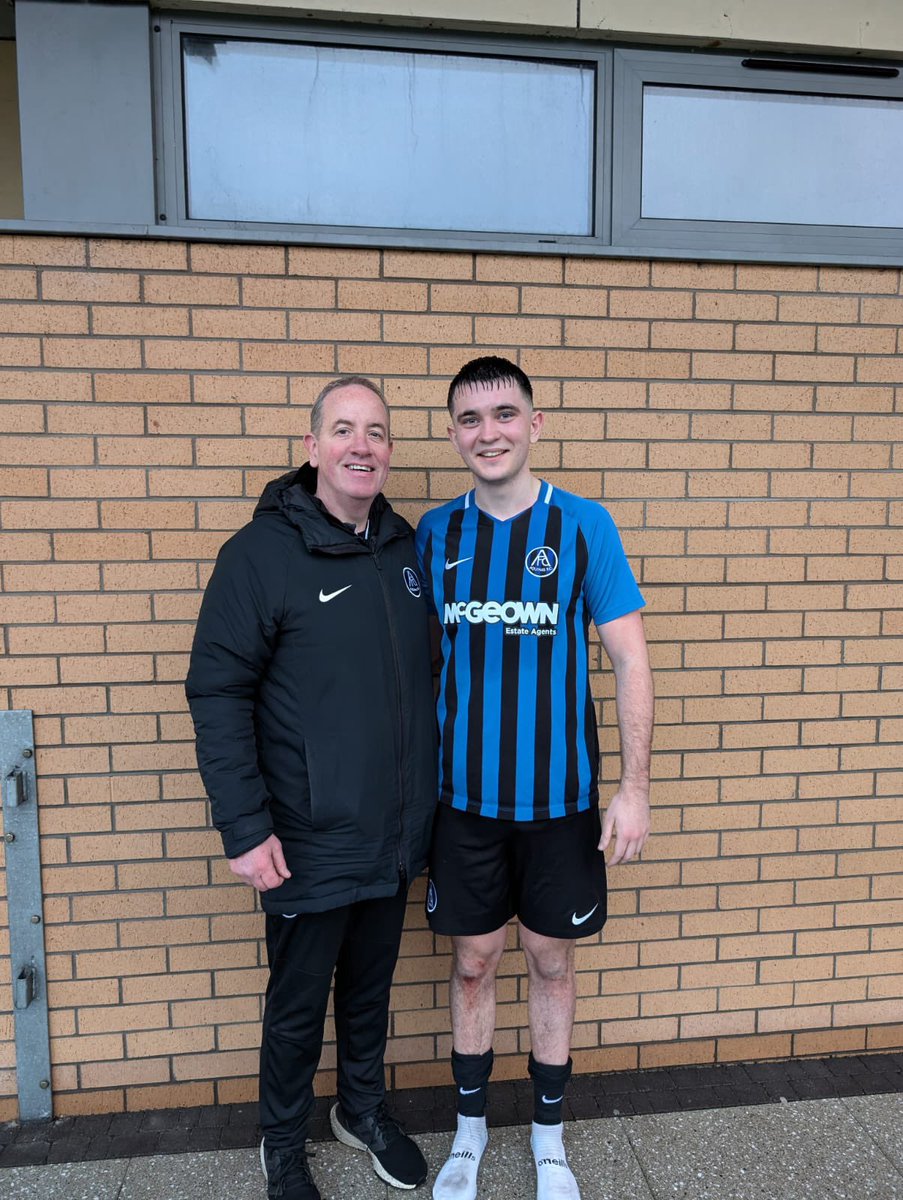 Aquinas_fc's tweet photo. The Thirds scored two stoppage time goals to draw 2-2 with Ormeau Bakery at Rathmore. 

Goals:
John Connor x 2 

Millies MOTM:
Decky Heery

Well done lads!

Many thanks to match sponsor Burns &amp; Co Solicitors!

#BlueAndBlack 🔵⚫️ https://t.co/ic1aWVFHB4