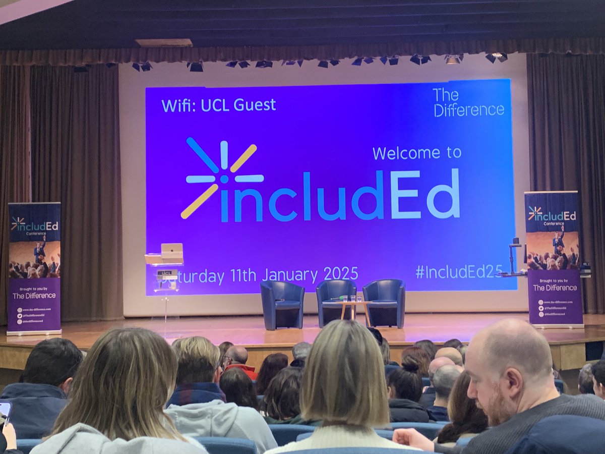 NicolaDagless's tweet photo. Had a great day in London at my first IncludEd conference. I could sit and listen to @ttct_ceo talk all day about inclusion. #includEd25 https://t.co/Nyvd3LKGkq