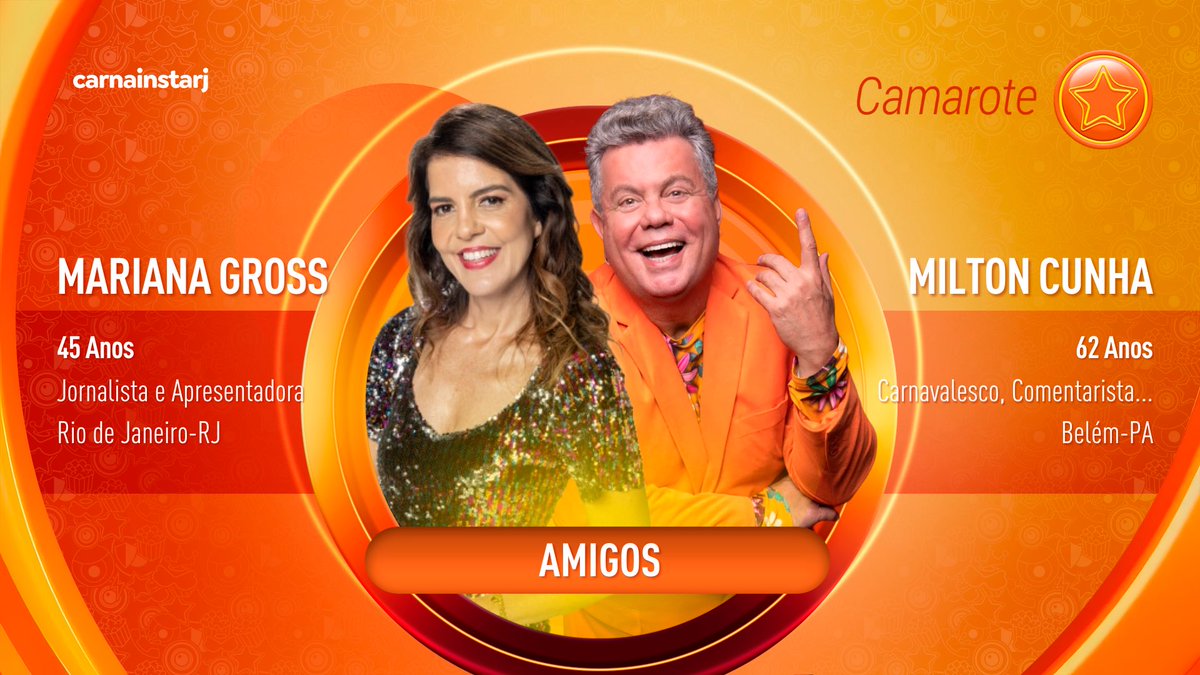 carnainstarj's tweet photo. E essas estrelas numa casa!? Seria o fervo! 😂🥁🫶🏻❤️

Qual dupla você montaria para ir pro BBB Sambista?

#Carnaval2025 #BBB #Sambistas https://t.co/Tv3ZM3AvwF