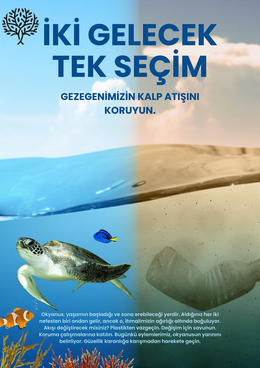 CEVKA_'s tweet photo. İki gelecek, tek seçim! Gezegenimizin kalp atışını korumak için bugün harekete geçin. Plastik kirliliğine dur deyin, doğamızı ve denizlerimizi kurtarın. Geleceğimiz ellerimizde! 🌍🌊 #PlastiksizBirDünya #OkyanusuKoru #DoğaİçinHareketeGeç #TemizGelecek https://t.co/QExOF5clJe