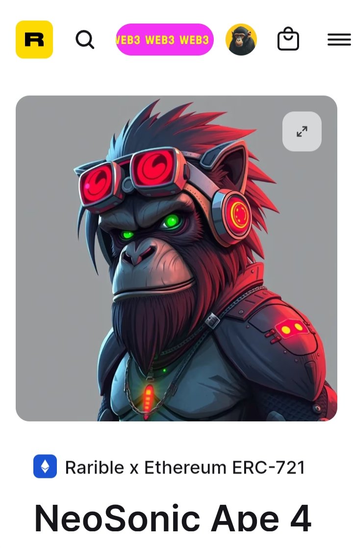 BusinessMy12013's tweet photo. ---NeoSonic Ape⁴ #ShadyNFTs
#NFTArt #CryptoArt #Cyberpunk #ApeArt #DigitalArt #NFTCommunity #NFTCollectors https://t.co/zsUG5gYF9H