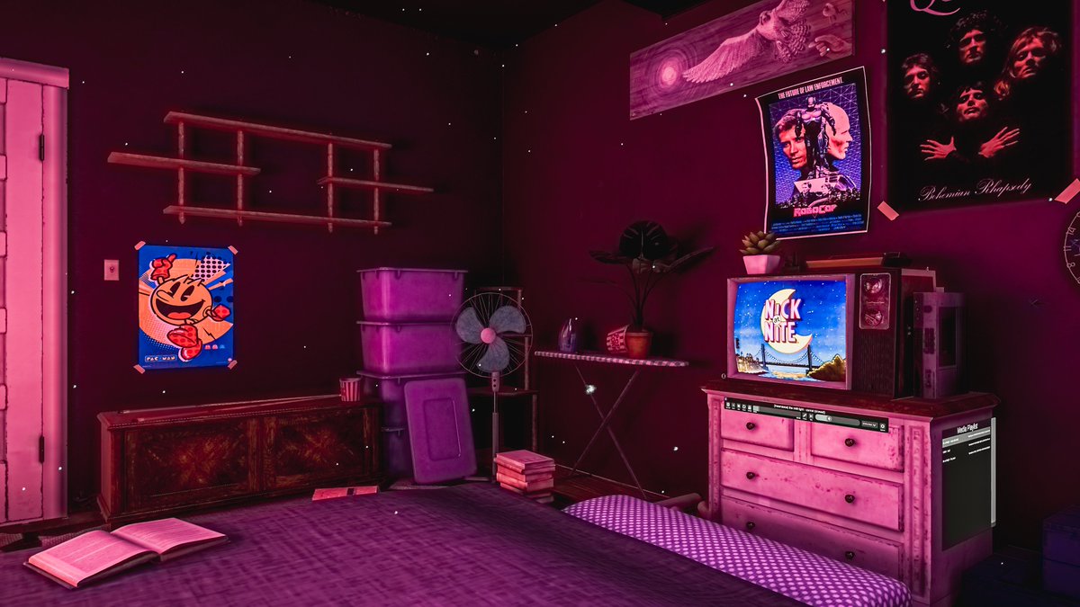 Neomance's tweet photo. Retro Room From The 80s
80年代のレトロな部屋

World : Nostalgia
Author : MillerPC

World URL :
https://t.co/3bl0V4Ajnr

#VRChat_world紹介 #Neo写真 https://t.co/BvEaO46lHV