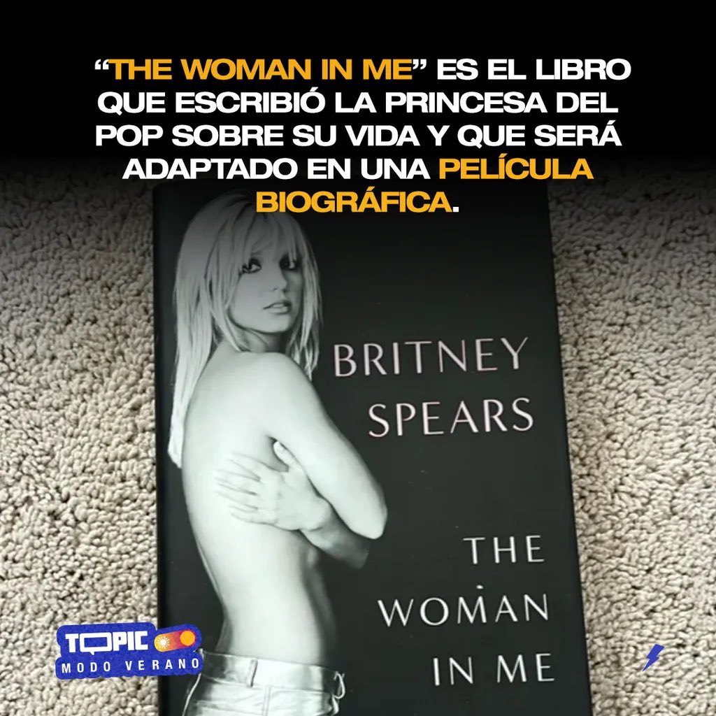 topic_media's tweet photo. 🎬 #BritneySpears volvió al foco del público con la adaptación cinematográfica de su libro #TheWomanInMe.
💬 “Todavía estamos en las primeras etapas, pero ella estará muy involucrada en esto”. confirmó #JonChu, el director de su biopic. https://t.co/EUoKOk0Ru8