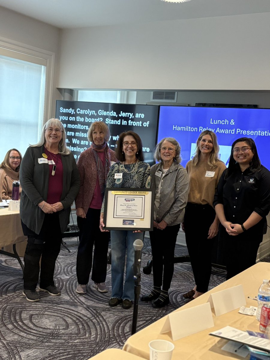 Thank you, <a href="/HamiltonRelay/">Hamilton Relay</a> for honoring us with your Community Leader award!

#HearingLoss