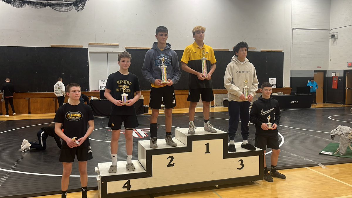 Congratulations to 8th Grader Danny Gamer on placing 2nd in the 116 pound weight class at the Best of the Midwest Tournament at St. Paris Graham High School.