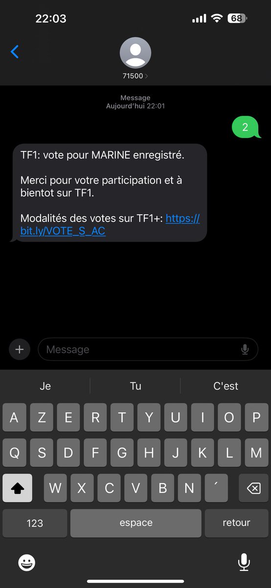 Sandrouchette67's tweet photo. Allez on vote MARINE #MarineEnFinale #StarAcademy2024 #Staracedemylelive #StarAcademyleLive #staracademyleprime https://t.co/yRvQcCax1X