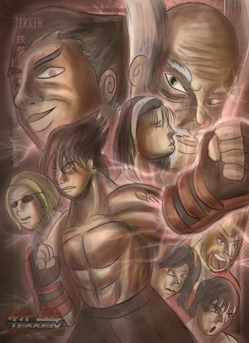 Lupeco98's tweet photo. Tekken - Fanart
by @Harada_TEKKEN @bnam_jp
#Art #fanart #digitalart #digitalpainting #martialarts #1990s #fightinggames #games #playstation #tekken #tekkenfanart #mishimazaibatsu #BRart #鉄拳 #photoshopcs5 #clipstudiopaint #Cartoon https://t.co/z0gCCnDUcm