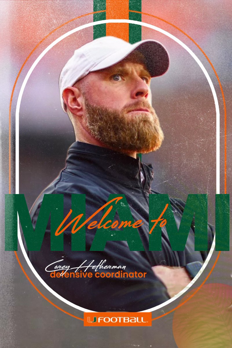 Canes_Chief's tweet image. Welcome to Miami…  @cjhetherman 🙌🏽