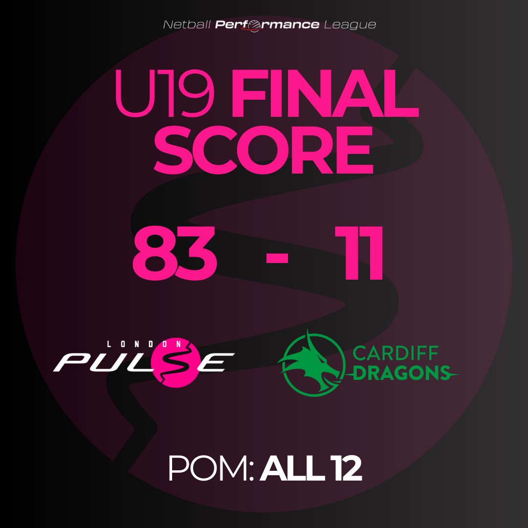 PulsePathway's tweet photo. Clinical from our U19s 🤝

A huge shift from all 12 earning every player the POM 🩷 https://t.co/xVXXmrviiE