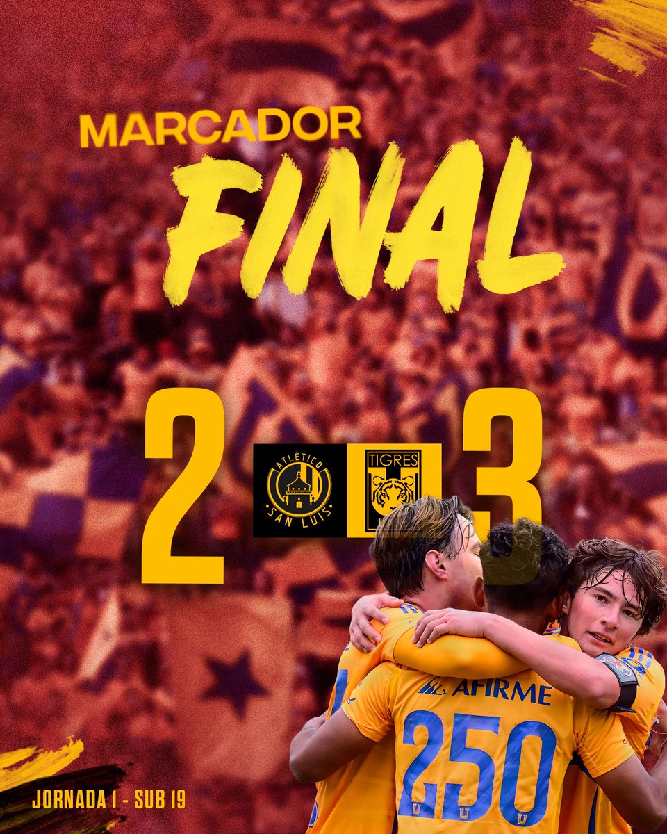 Una victoria y una derrota para la cantera en San Luis 🐯