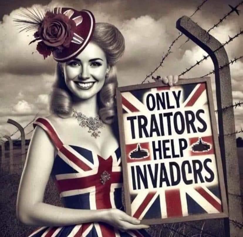 ElTiranistas's tweet photo. @juneslater17 They are NOT insane
This is not madness nor is it by accident
The government is using blonde young girls as enticement for Muslim warriors. They know the Muslims see the girls as war booty and they use that to bring more forces into the UK and elsewhere to help conquer for Islam https://t.co/7wAkUi3VOj