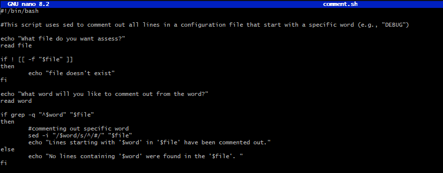 Ade_leyee's tweet image. Day 91
#100DaysOfCyberSecurity 
@jay_hunts @segoslavia @akintunero @OnijeC 
I completed the tasks for Day 11 of #30DaysOfBashScripting. I had to read some documentation to enhance my understanding of how to use sed effectively.
Below are some of my scripts.