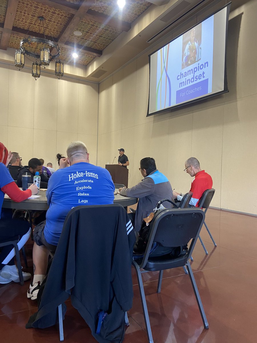 At the Arizona Track Coaches Clinic today prepping for the outdoor season. Only 30 days away from our first practice!