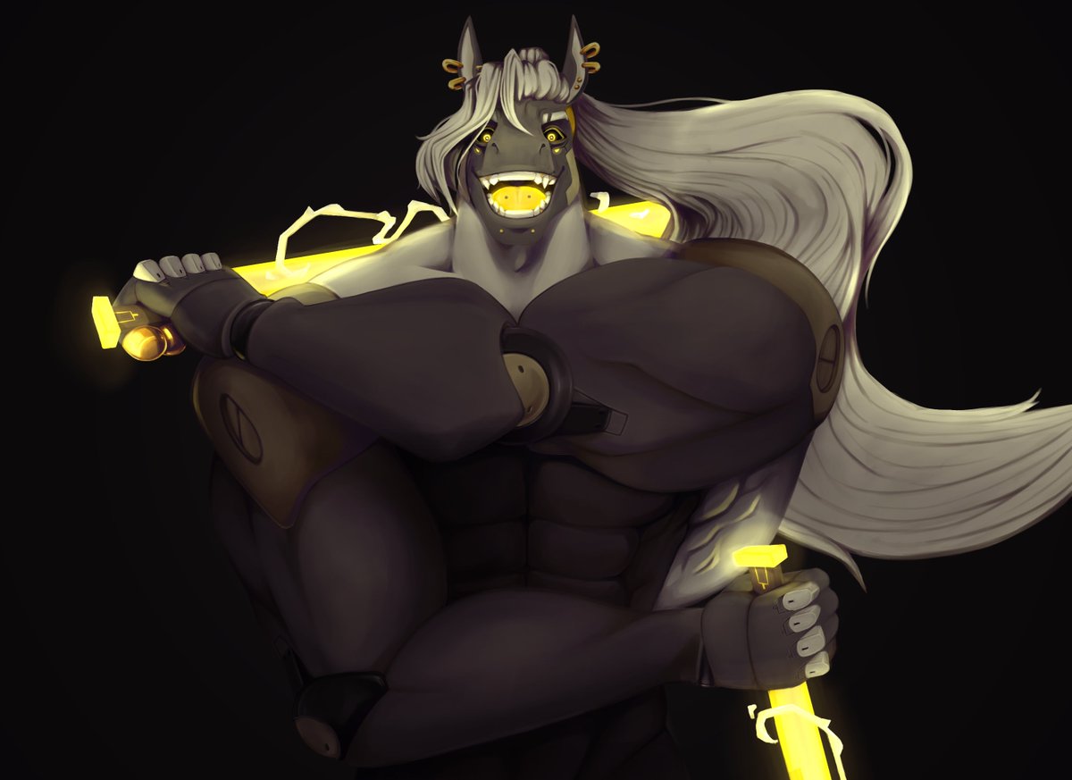 Swinging some glowing swords

IT'S DONE! Oh my word it's done. I'm so happy with how this came out - It does mean I will have to do more stuff like this though...