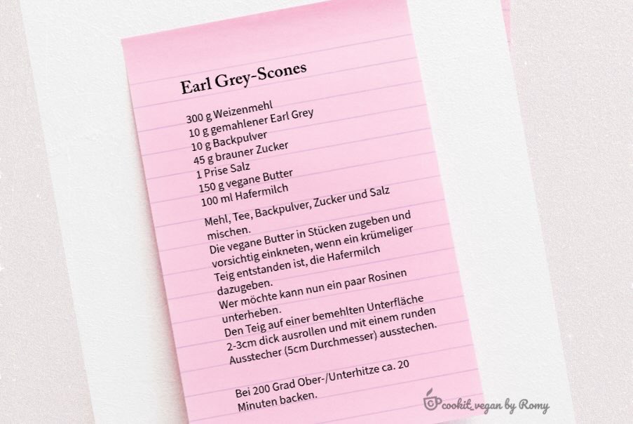 KoffeinundMeer's tweet photo. ‚Tea, Earl Grey, Hot‘ sagte schon der Captain*

Da Earl Grey auch mein Lieblingstee ist und hervorragend zu Scones passt habe ich hier einfach beides kombiniert.

Earl Grey-Scones mit (oder auch ohne) Rosinen

*Jean-Luc Picard, Captain der Sternenflotte, USS Enterprise

#vegan https://t.co/AYUtWPfoOw