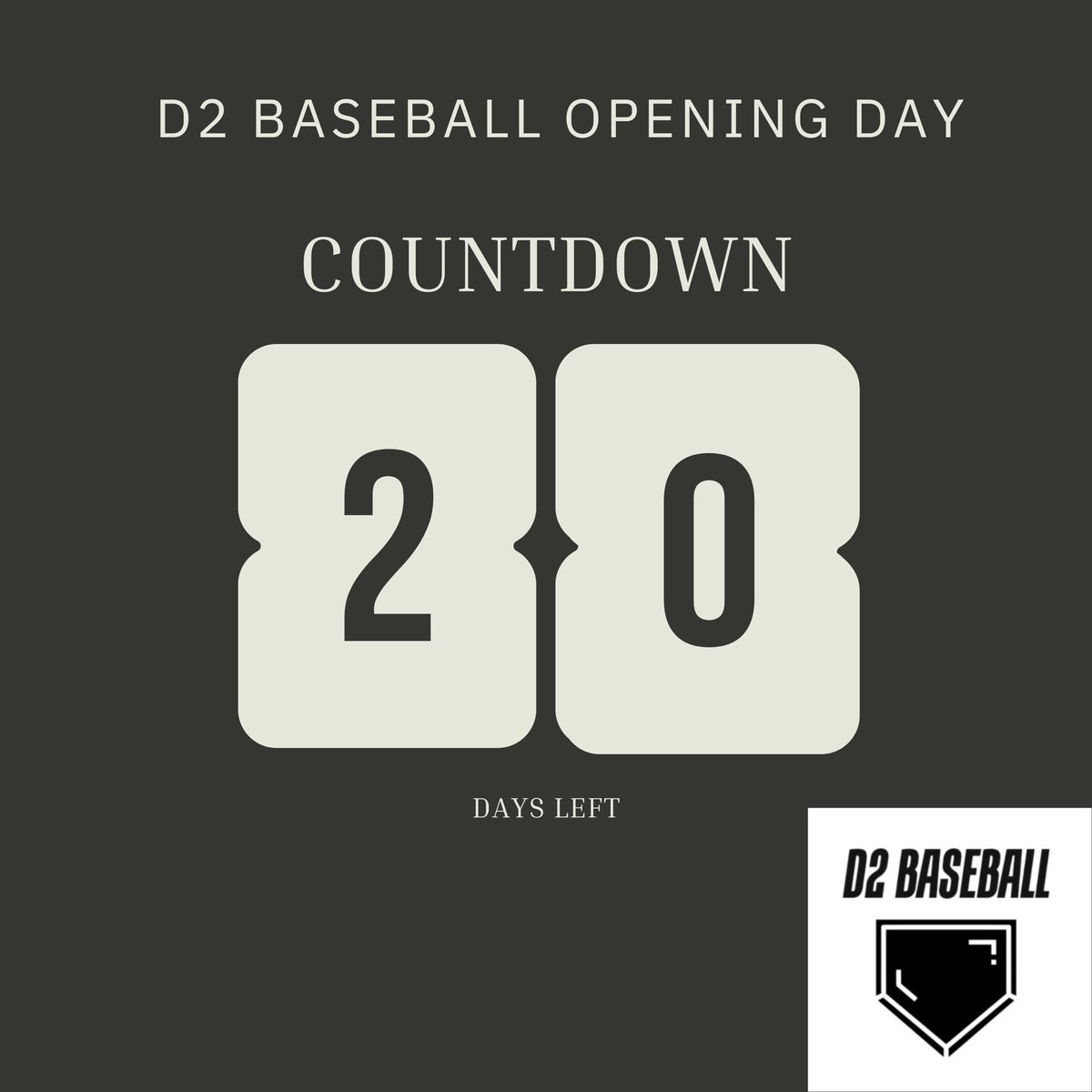 D2 Baseball (@diviibaseball) on Twitter photo 20 days until Opening Day! <a href="/ASUGrizzlies/">Adams State Grizzlies</a> UT Ayden Tauscher recorded 20 multi-hit games in a season where he hit .388 for the Grizzlies, which also included a 26-game hit streak.
H/T to <a href="/RMAC_Insider/">RMAC Insider</a> for the assistance
#D2Baseball 20 days until Opening Day! <a href="/ASUGrizzlies/">Adams State Grizzlies</a> UT Ayden Tauscher recorded 20 multi-hit games in a season where he hit .388 for the Grizzlies, which also included a 26-game hit streak.
H/T to <a href="/RMAC_Insider/">RMAC Insider</a> for the assistance
#D2Baseball