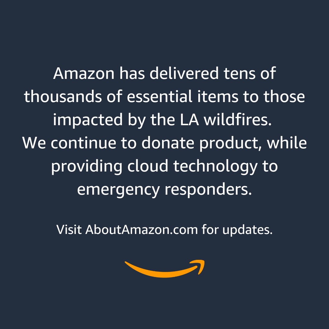 Amazon tweet media