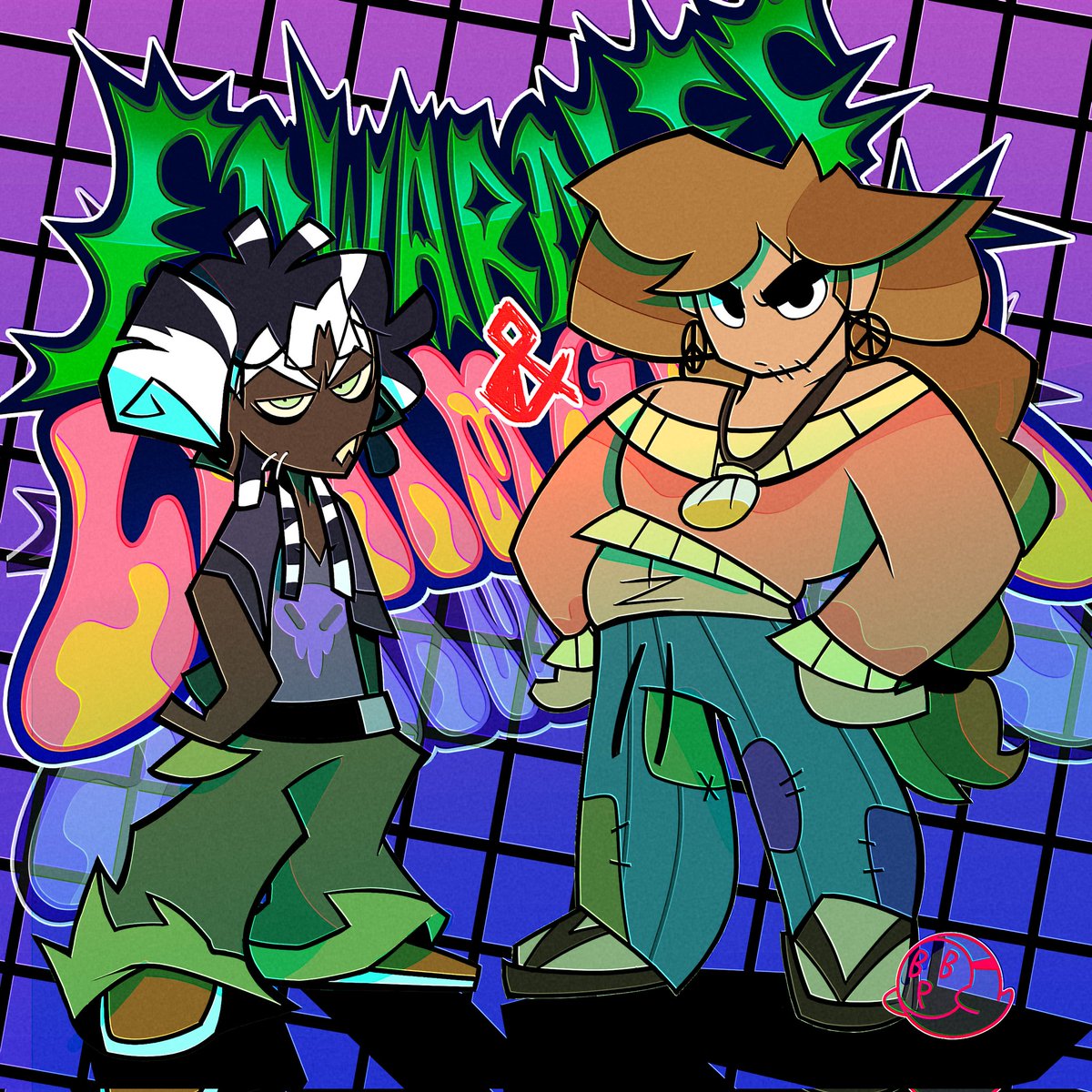 Same drawing... BUT NOW THERE'S A COOL FILTER ON IT THAT MAKES IT LOOK RETRO
#ocs #edwardleeandleamgrey #art #originalcharacter #oc