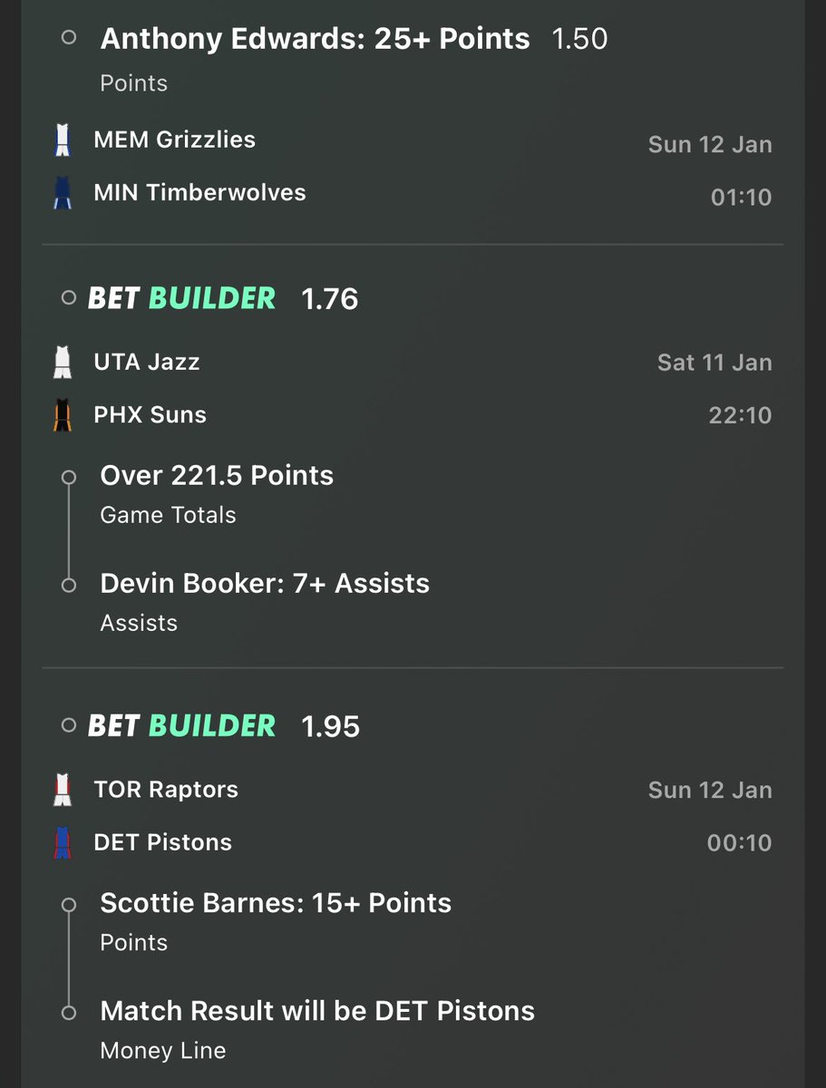 AystarTip's tweet photo. 🏀 | NBA DOUBLER + TREBLE FOLD (parlay)

✅ | 3.34 odds + 5.14 odds 

❤️ | if you’re tailing any!

If one of these wins I’ll be giving £250.00 to 1 lucky person who likes and retweets!♻️❤️
More in my tele😉 https://t.co/zoJof4lc2e