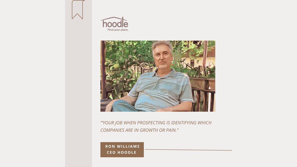 hoodle's tweet photo. The Secret to Sales Success: Target Companies in Growth or Trouble Watch the entire coaching session with Ron Williams, CEO/Founder of Hoodle, here--->
https://t.co/QfOweEKBDI 
@LeviRodgers7311 https://t.co/XDywk5TsFC