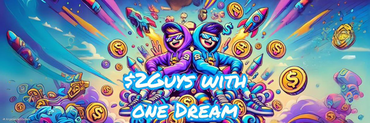 Alt_Samuraii's tweet photo. 🚀 $2GUYS - Just 2 Guys with a Dream 💭

In a crypto world full of big promises, $2GUYS brings a simple yet powerful story: two regular guys chasing a dream.

Armed with ambition and humor, they aim to unite a community and hit a $1 billion market cap—no hype, just fun and relatable goals.

Why $2GUYS?

✅ Relatable: Everyone dreams big.
✅ Community-Driven: Built by the people.
✅ Meme-Worthy: Fun, witty, and vibrant.
✅ Limitless Potential: From dreamers to a global movement.

Join for the memes, community, or ride to $1B.

Website: https://t.co/ifgxBRSbTu
Ca: GgxnrTikLa3VRmjVr5HDVopUeBQ6yGNJaPuY5JUUmoon

💡 Two Guys. One Dream. Infinite Possibilities.