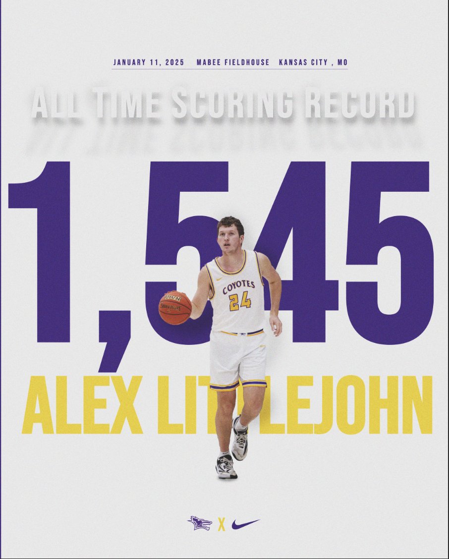 THE 70 YEAR ALL TIME SCORING RECORD BROKEN BY ALEX LITTLEJOHN!
#RollYotes