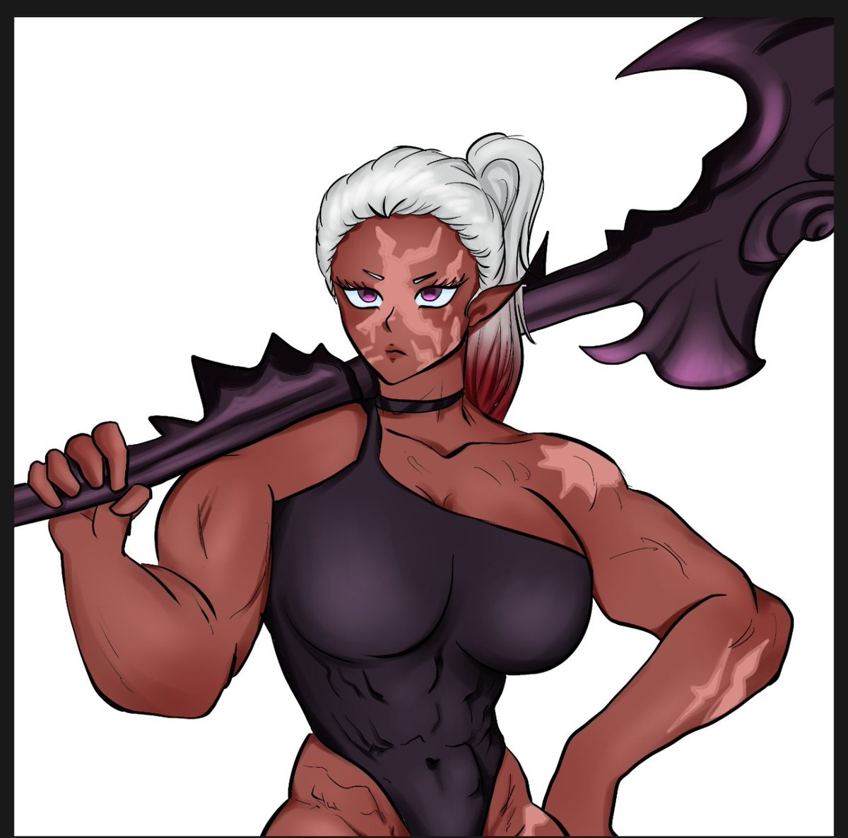 hangirl68's tweet photo. Meet the warrior who embodies strength and elegance Commission work that pushed my creative limits, and I couldn’t be happier with the results #DigitalArt #CharacterDesign #CommissionsOpen https://t.co/8ZgR2XAR4G