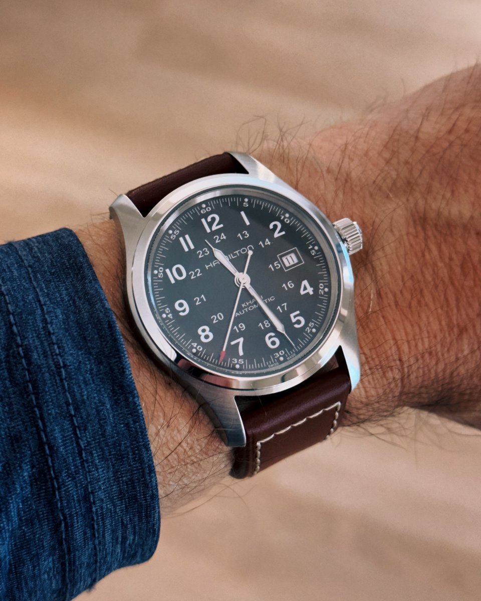 Put the Apple Watch down and moved back to an analog watch. Picked up the Hamilton Khaki Field Automatic for my birthday and I’m loving it!