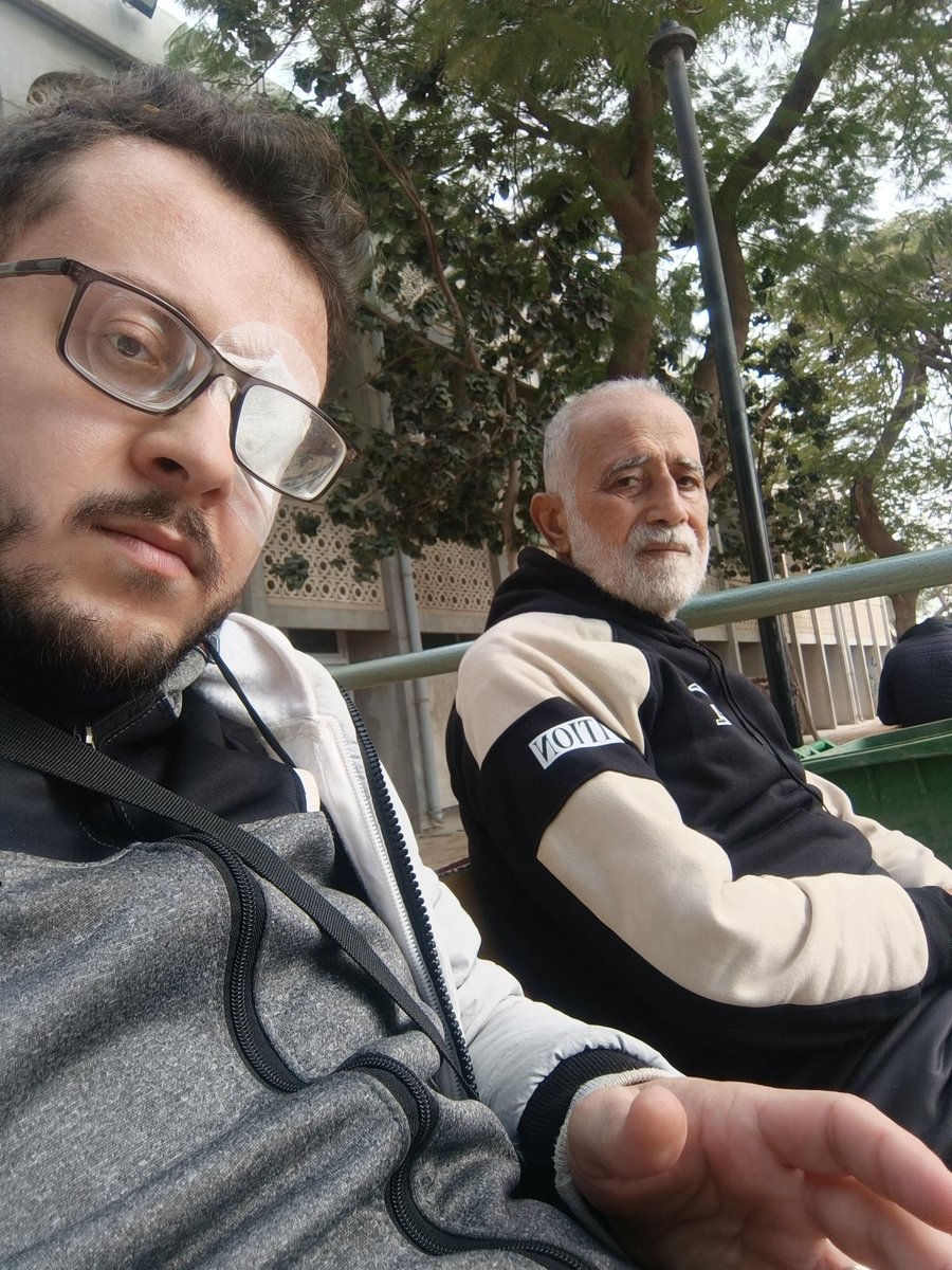 I celebrated my birthday with my father in the hospital, he just said to me happy birthday, no more celebrations in Gaza. 

When will this nightmare end in Gaza? 
gofund.me/156215c7