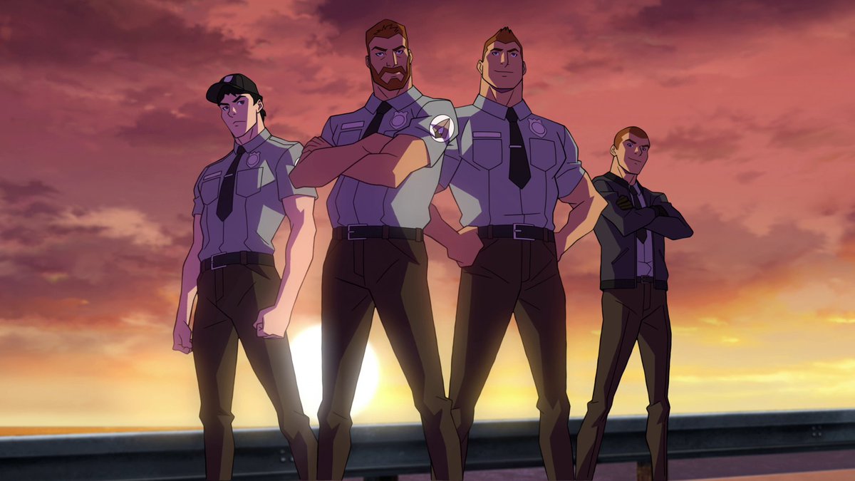 worldsfinest's tweet photo. Three Young Justice: Outsiders episodes debuted on this day (Jan. 11) in 2019 - "Private Security," "Away Mission," and "Rescue Op!" Here, Nightwing helps out Bowhunter Security, the New Gods get involved, and Geo-Force goes to the League of Shadows to get answers! #YoungJustice https://t.co/z8bX4pfrCn