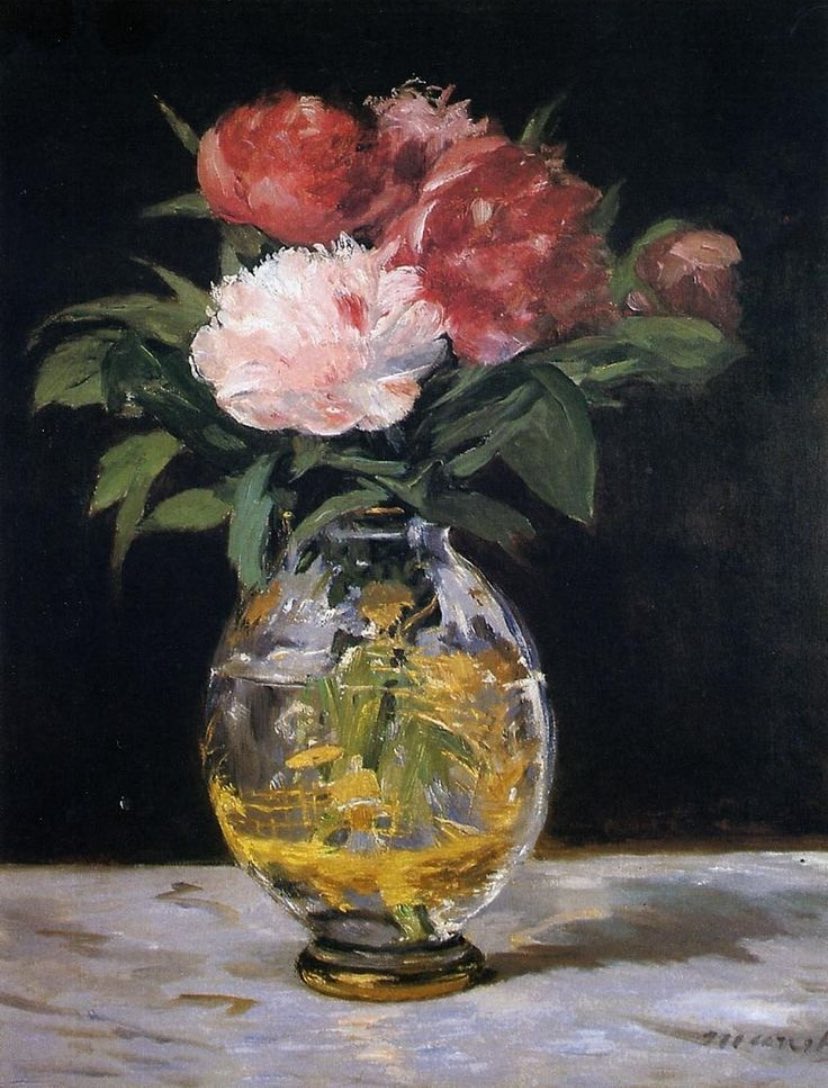 Deux superbes bouquets de Manet