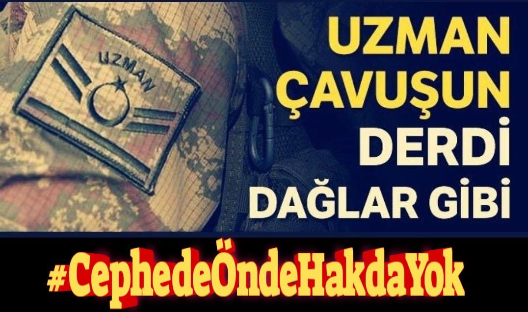 Sn.Devlet büyükleri 3269 sayılı kanun ve yönetmelik yönergeyi incelerseniz birbiriyle uyuşmayan maddelerin olduğunu görürsünüz
Bu Kanun çoktan miadını doldurdu 
Acilen yenilenmesi çağa ayak uyduran profesyonel orduya yakışan Uzman Çavuş kanunu yapılmalı

Biz Vatanımızı Sözleşme