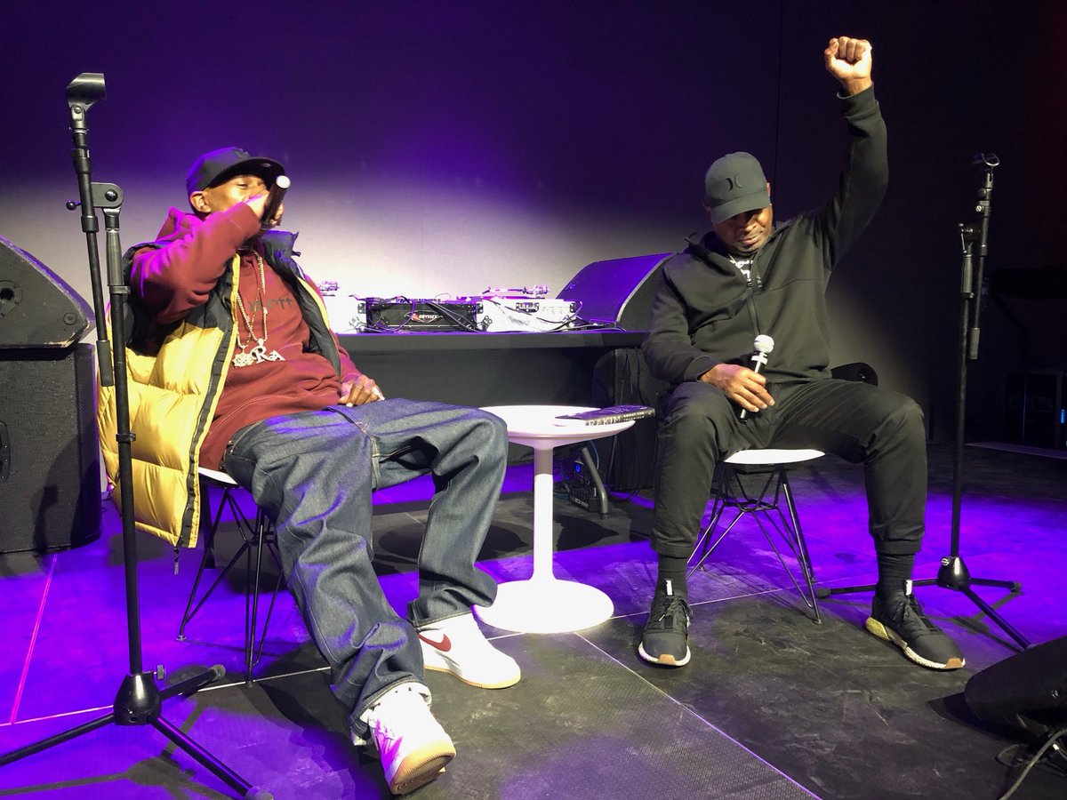 Rakim and I promoting his fantastic book. FAMS Film Art Music Sports My ART  courtesy of BringTheNoiseApp.com Get App rstvapp.com