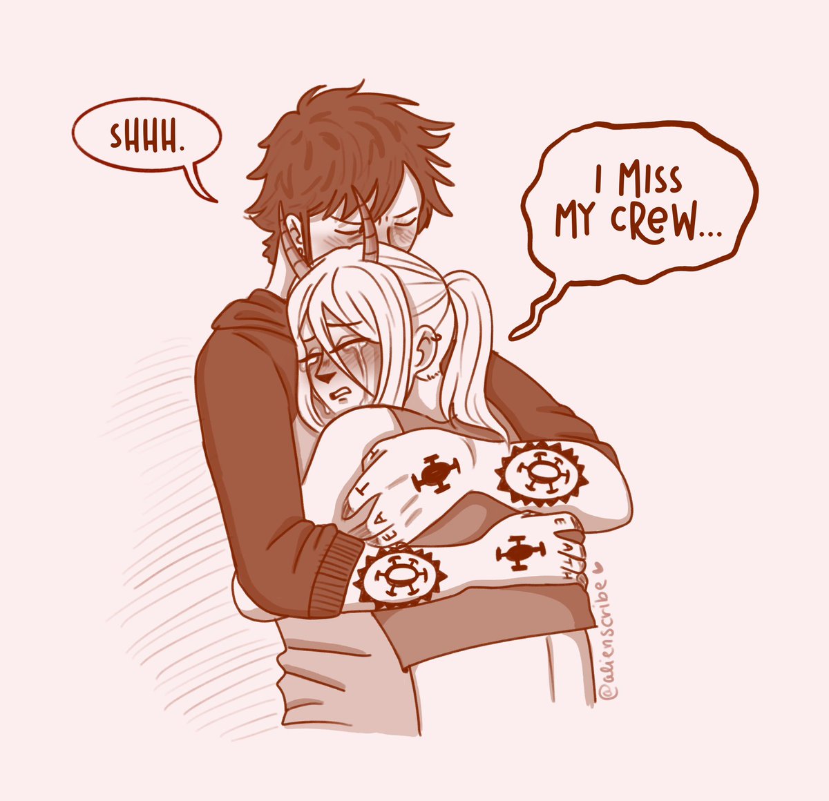 NYALAW!! 🌸

I ship my OC Nyala with Trafalgar Law! They're my favourite little scrunklies hehe ✨
(doubles/sharing okay!!)