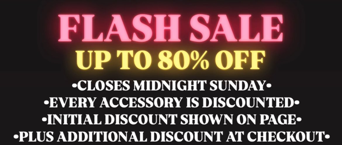 FLASH SALE: Until midnight Sunday we’re offering up to 80% discount on ALL ACCESSORIES.

Initial discount is displayed on the page, with an additional discount at checkout. 

See more at cooler.bike/collections/co…

#ebike #electricbicycles #electricbike #bikes #bicycle #bicycles