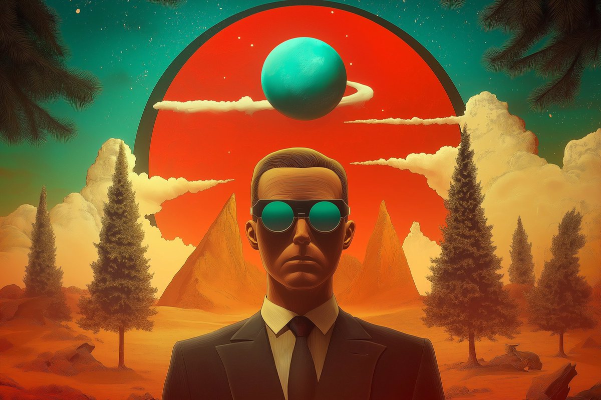 Cinderbox_io's tweet photo. Agent Aliens: Digital Prints 2025 - 

Made By @Cinderbox_io 🔥🪨🥊💨📦

@midjourney + @Photoshop 

#ufotwitter #thetruthisoutthere #sciencefiction #mimicry #AIart #midjourney #digitalcollage https://t.co/3m1AvQ078Q