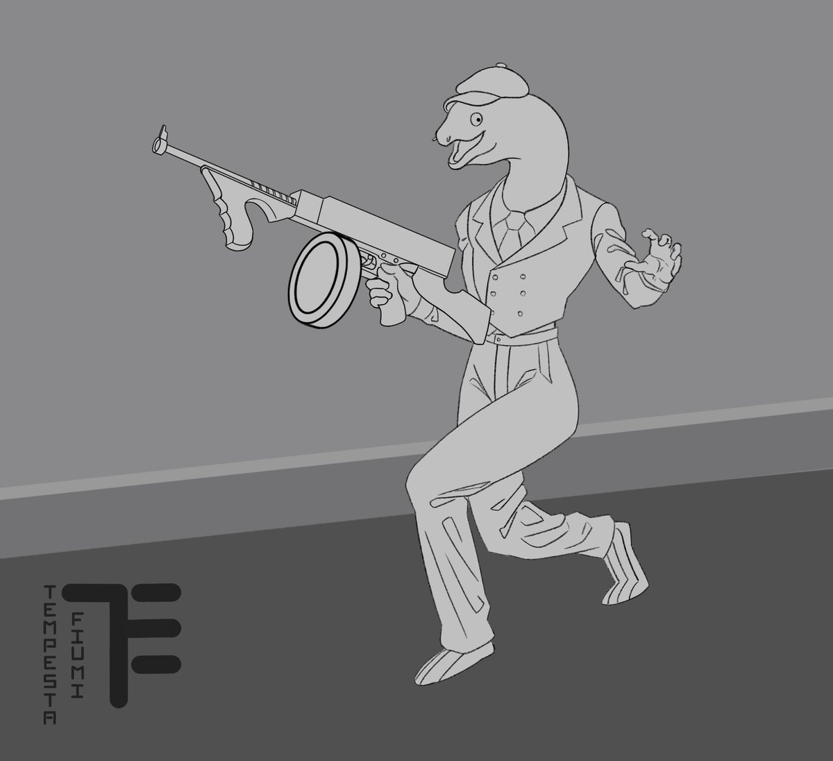 FiumiTempesta's tweet photo. moray mobster
#furry #furryartist #furryfish #gangster #mobster https://t.co/QpLLdtiy9J