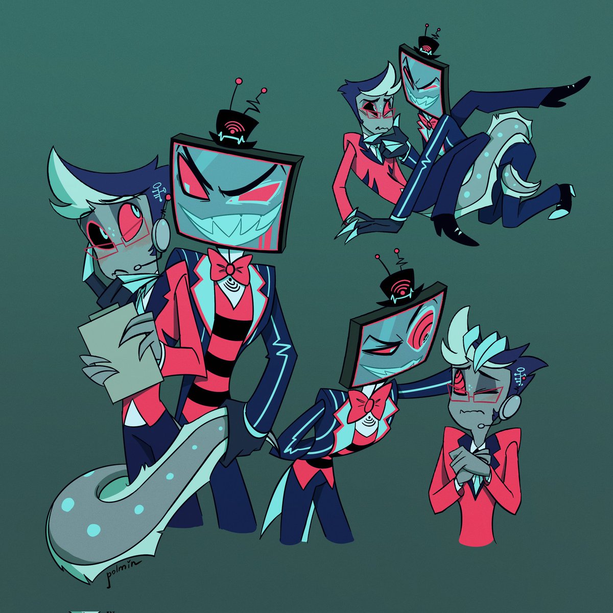 some #staticeel for y'all 🦈🐟

#HazbinHotel #HazbinHotelVox #voxassistant