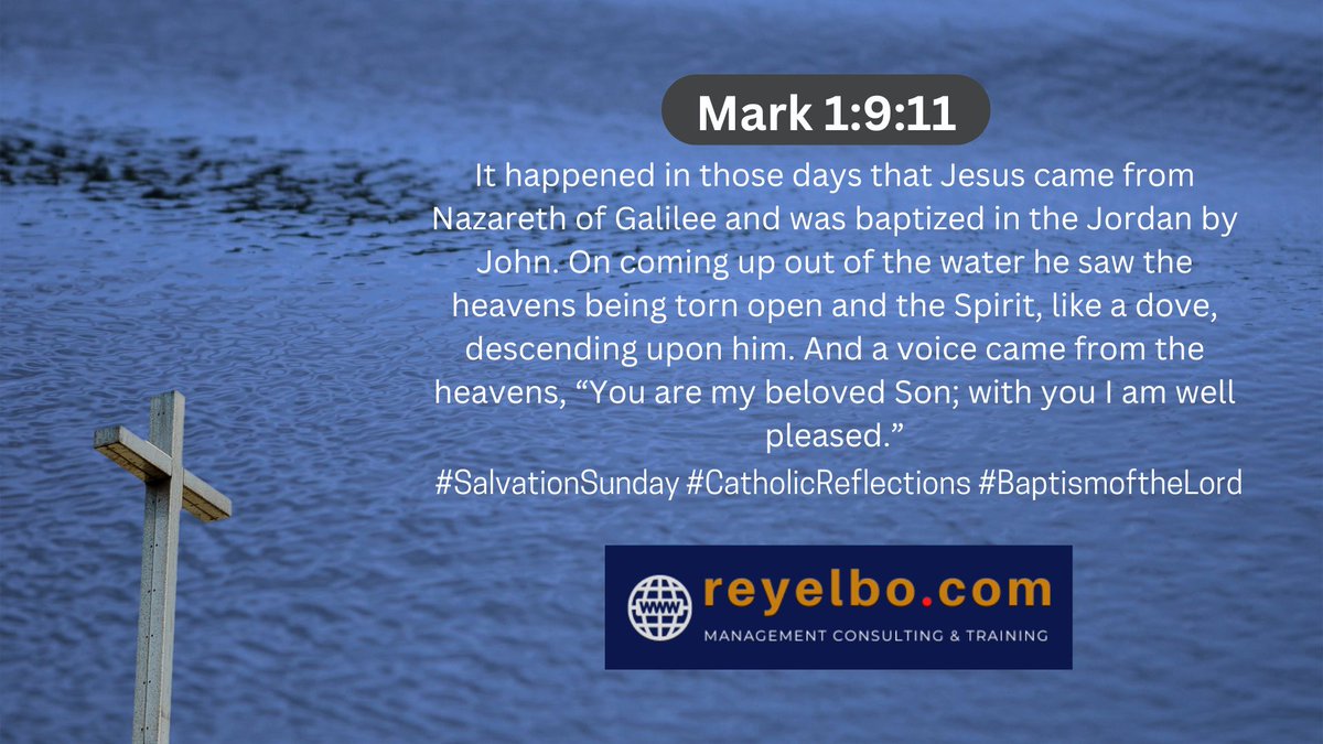 Rey_Elbo's tweet image. Jan 12, 2025 #SalvationSunday
#catholicreflection #BaptismoftheLord