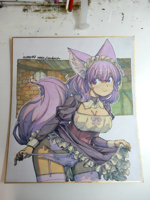 【アナログ2235:BOOTHリクエストメイド】ご依頼ありがとうございます。リクエストは常時受け付け中です。下着の絵なので一応センシティブ設定してあります。 
