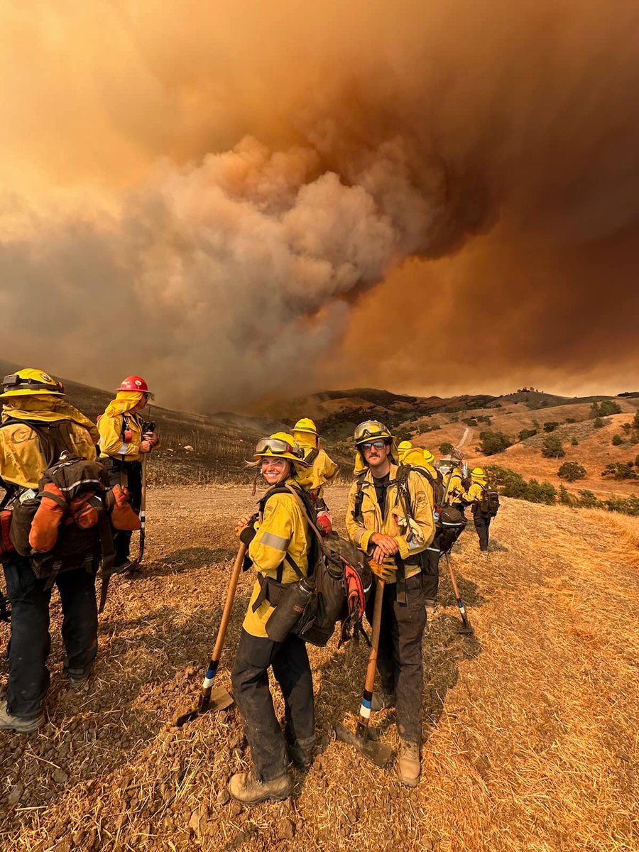 My niece Maddie is a firefighter with CAL Fire in SoCal. Please keep them in your prayers as they battle one of the worst wildfires in the region's history. True heroes run toward the fire, not away. Grateful for their bravery and all first responders. 🙏❤️🔥 #CALFire