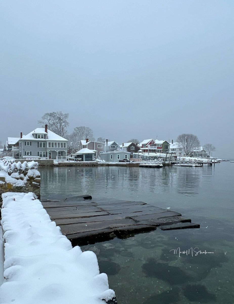 Winterscape -Juniper Cove, Salem Willows #riseandshineon7 #winter