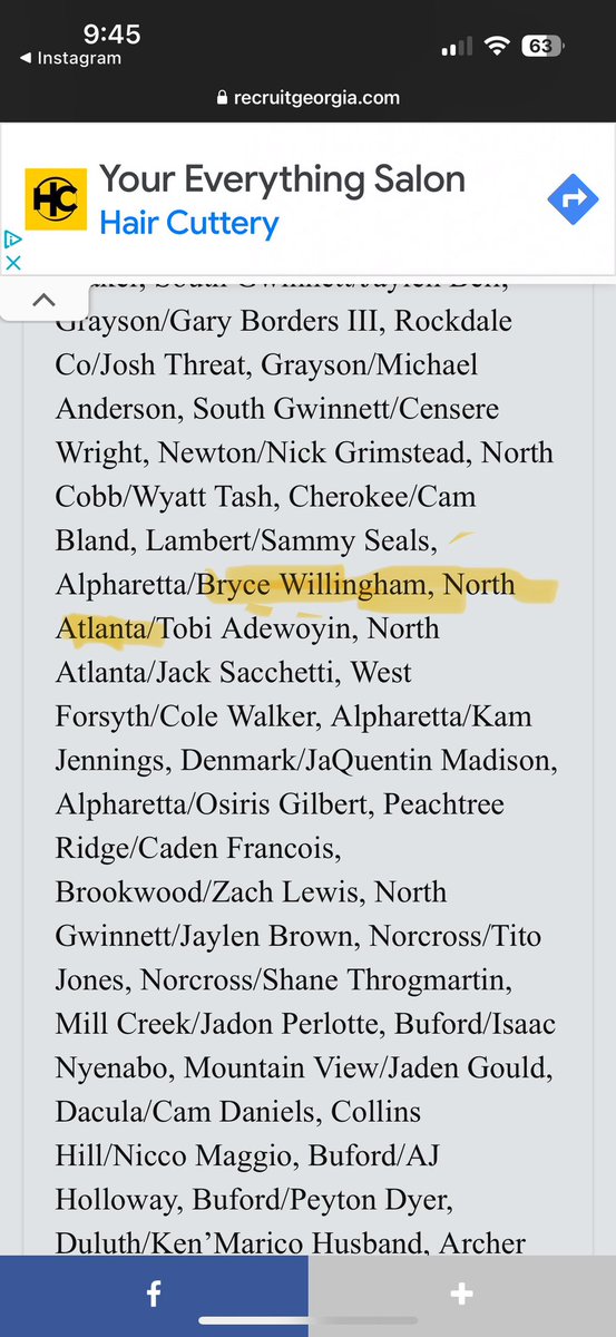 Bryce Willingham 4 star C/O 2028 tweet media