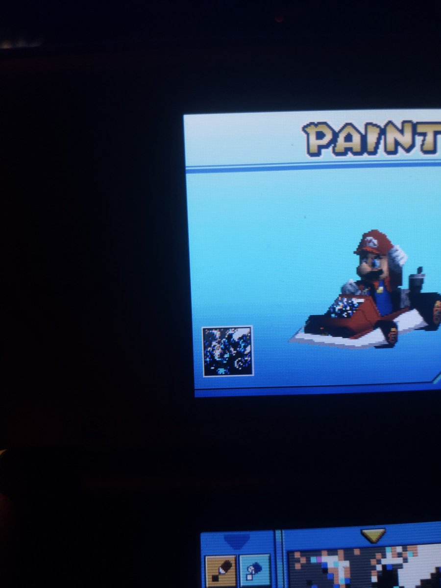 Gigabyte10271's tweet photo. @anhanmee 
Your icon translates surprisingly well in Mario Kart DS :D https://t.co/dquwiW2K8l