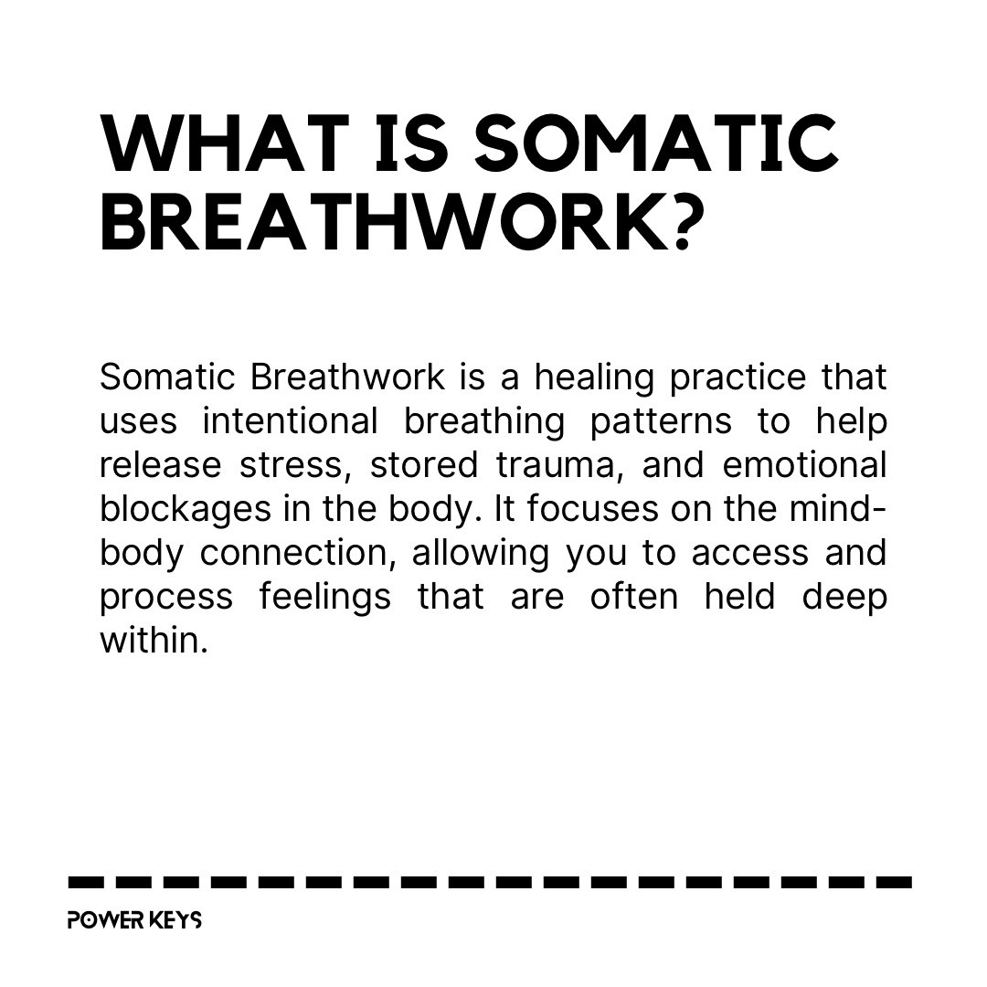 Powerkeys_'s tweet photo. What is Somatic Breathwork? 💨

A powerful practice using breath to release tension, heal, and reconnect with your body. It promotes emotional balance, clarity, and peace.

✨ Benefits:
• Release trauma
• Reduce stress
• Improve focus

#SomaticBreathwork #HealingFromWithin https://t.co/WjYIfKlqD5