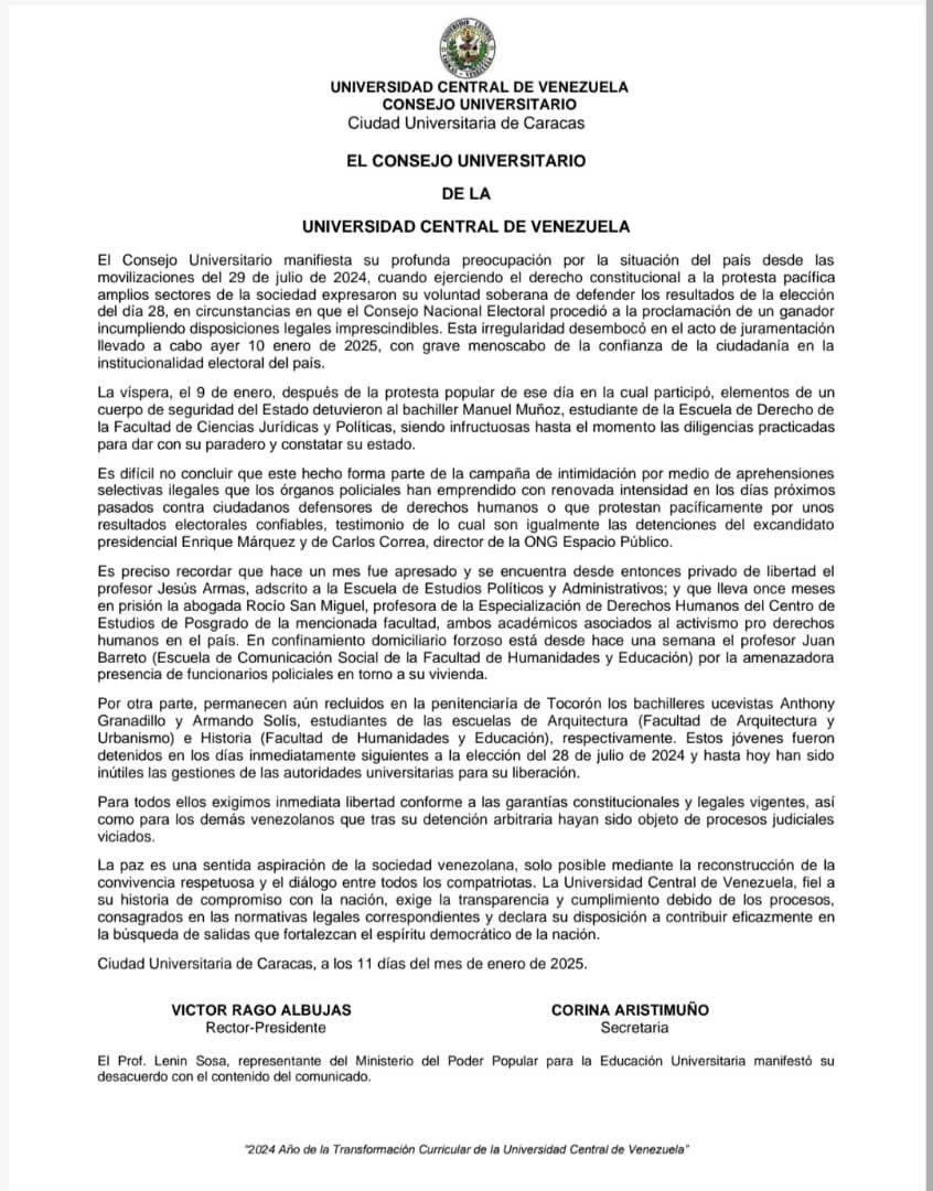 JuanPGuanipa's tweet image. Aplaudo que representantes del movimiento estudiantil venezolano desconozcan la payasada de ayer. 

La autojuramentacion de Maduro es ilegítima y todos los venezolanos lo saben. 

Solo con democracia podremos construir el país pujante que nuestros jóvenes merecen. 

¡Viva