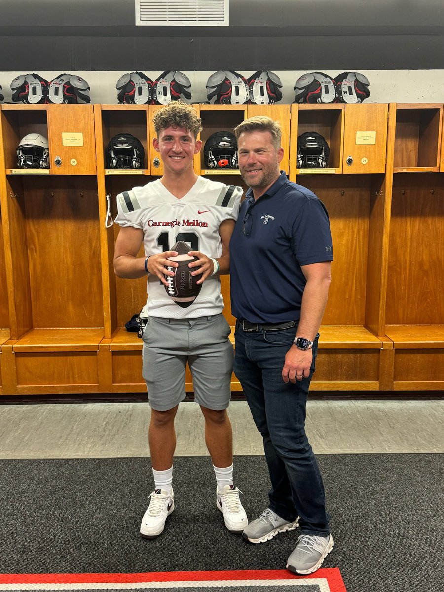 Nick Weber 2025 QB (@iamnickweber) on Twitter photo God Is Good All The Time!
I am extremely blessed to say I am committed to play college football at Carnegie Mellon University! Thank you to my teammates, family, friends, and coaches for all of your love and support. Roll Tarts🔴⚫️ #CODE #BYB #RDT
<a href="/TartanFB/">Carnegie Mellon Football</a>
<a href="/CoachRyanLarsen/">Ryan Larsen</a> God Is Good All The Time!
I am extremely blessed to say I am committed to play college football at Carnegie Mellon University! Thank you to my teammates, family, friends, and coaches for all of your love and support. Roll Tarts🔴⚫️ #CODE #BYB #RDT
<a href="/TartanFB/">Carnegie Mellon Football</a>
<a href="/CoachRyanLarsen/">Ryan Larsen</a>