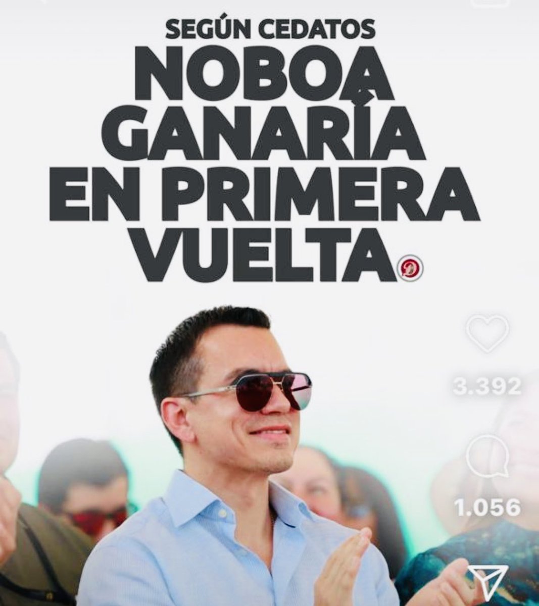 Los sufridores están temblando por lo que dice <a href="/cedatos/">CEDATOS</a> UNA SOLA VUELTA para que <a href="/DanielNoboaOk/">Daniel Noboa Azin</a> gane en su elección presidencial !!!!!